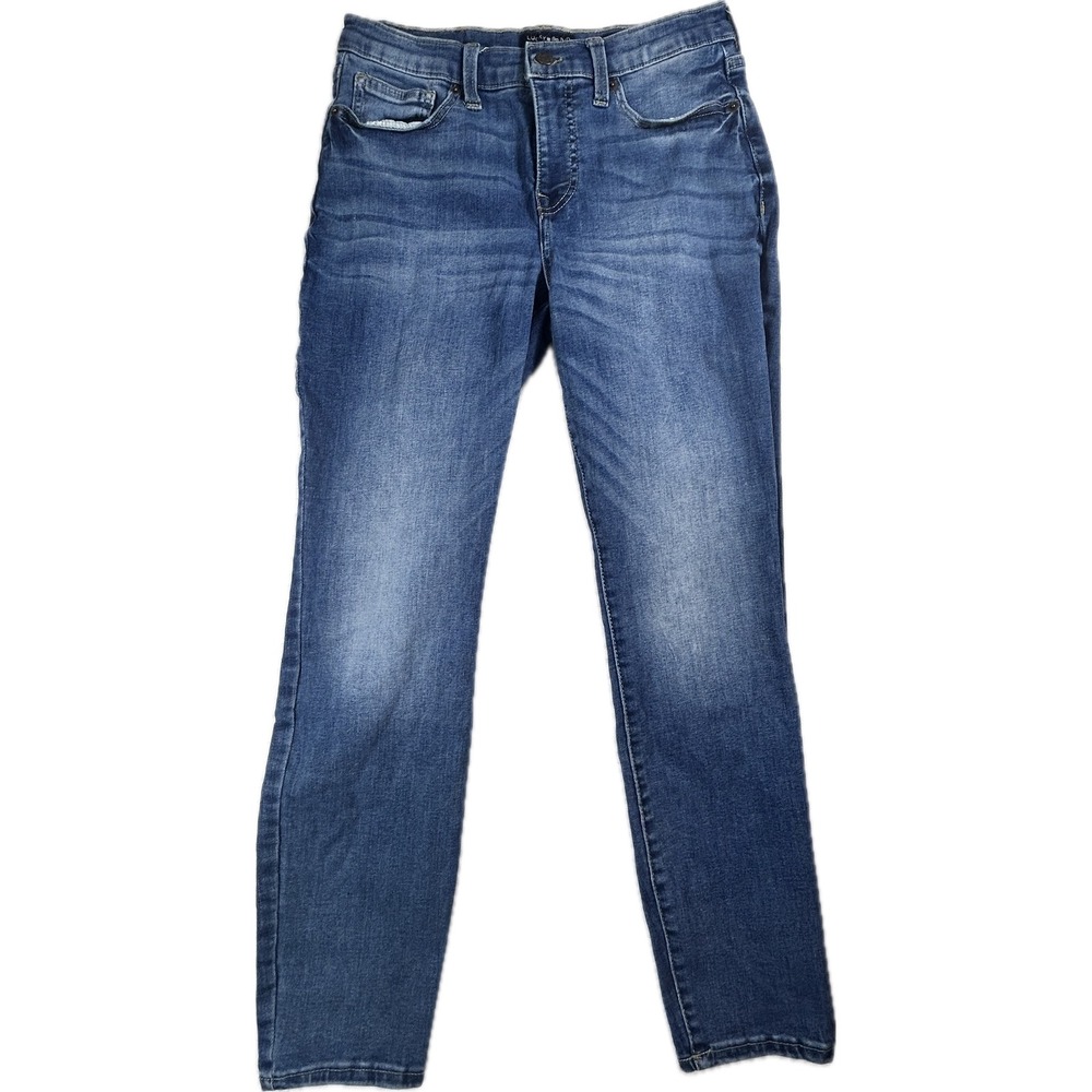 Lucky Brand Ava Mid Rise Skinny Ankle Jeans Medium Wash Blue Denim 6/28